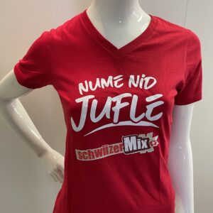T-Shirt Damen «schwiizerMix nume nid jufle»
